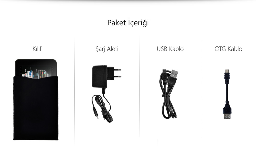 Pro II Tab 7.0-Paket İçeriği