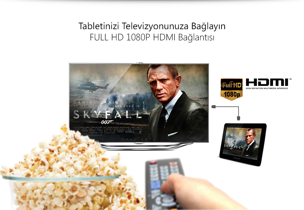 Business II Tab 10.1-Tabletinizi Televizyonunuza Bağlayın