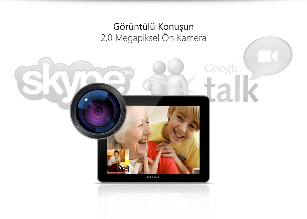 Aristo Tab 9.7-Görüntülü Konuşun