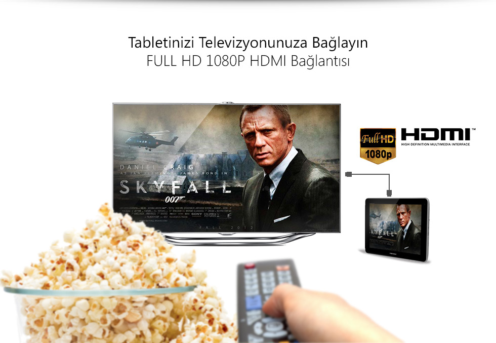Aristo Tab 9.7-Tabletinizi Televizyonunuza Bağlayın