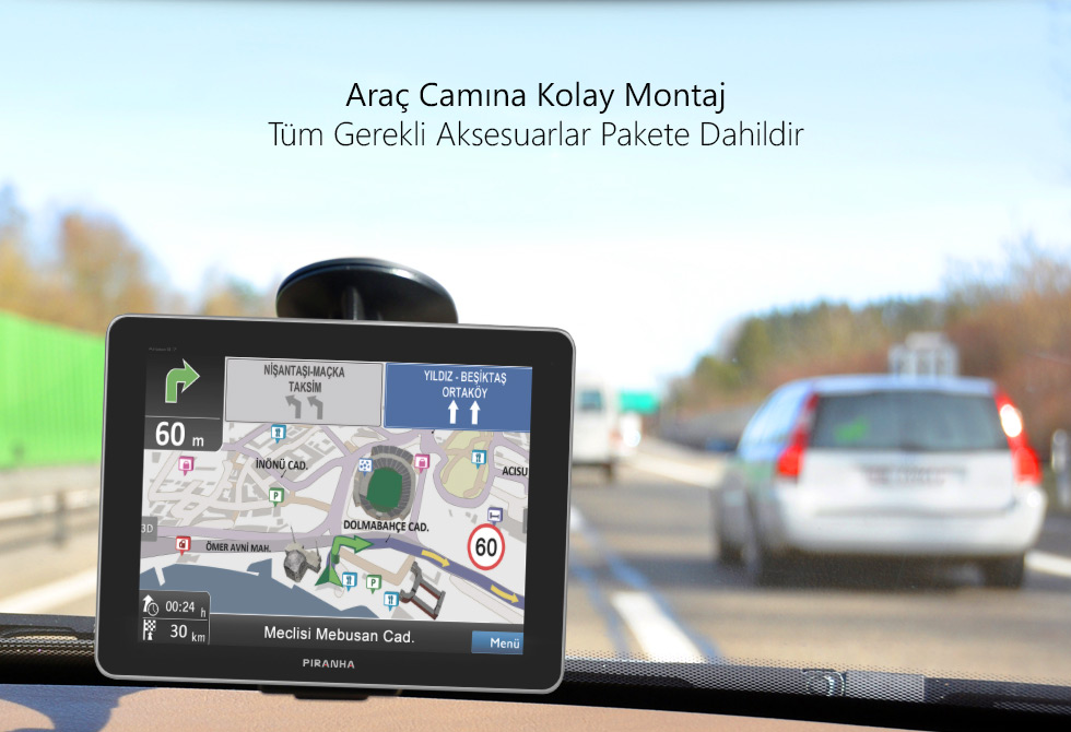 Aristo Tab 9.7-Araç Camına Kolay Montaj