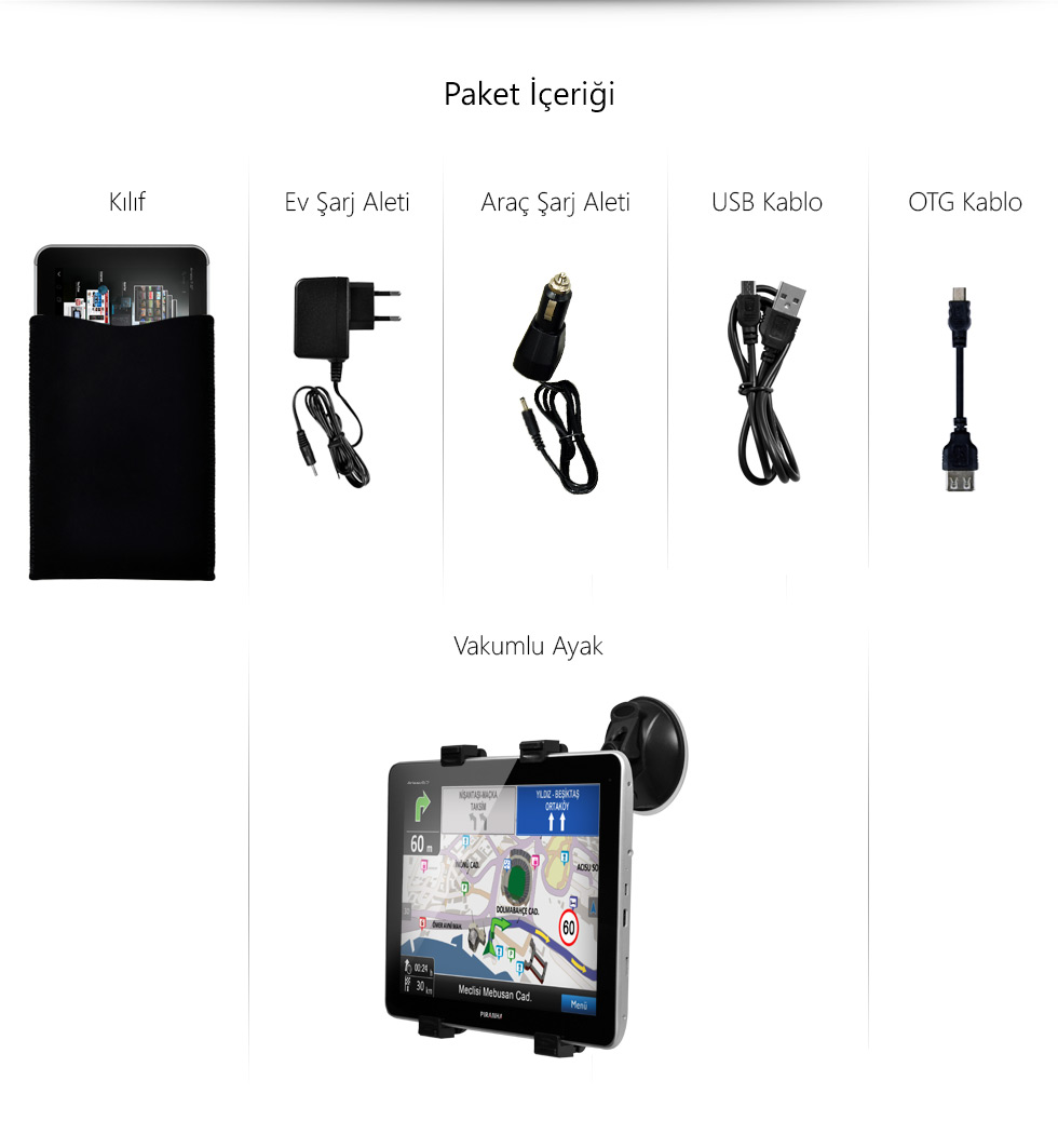 Aristo Tab 9.7-Paket İçeriği