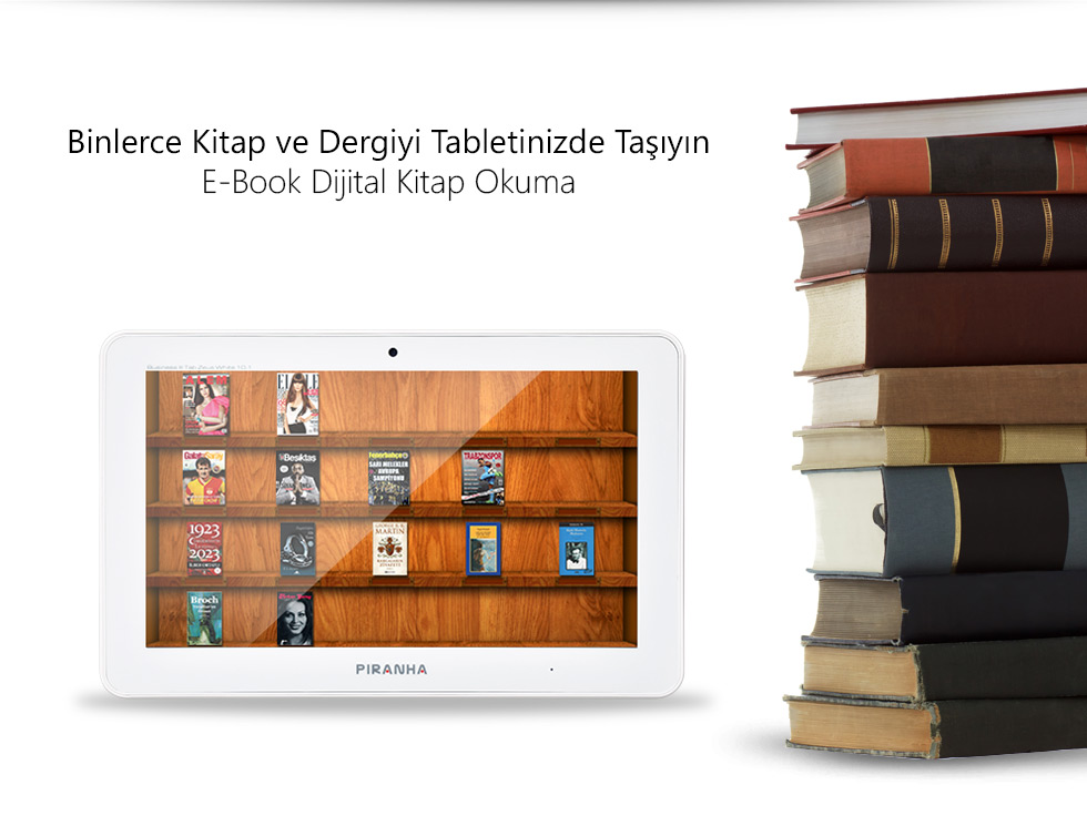 Business III Tab 10.1 Zeus White-Binlerce Kitap ve Dergiyi Tabletinizde Taşıyın