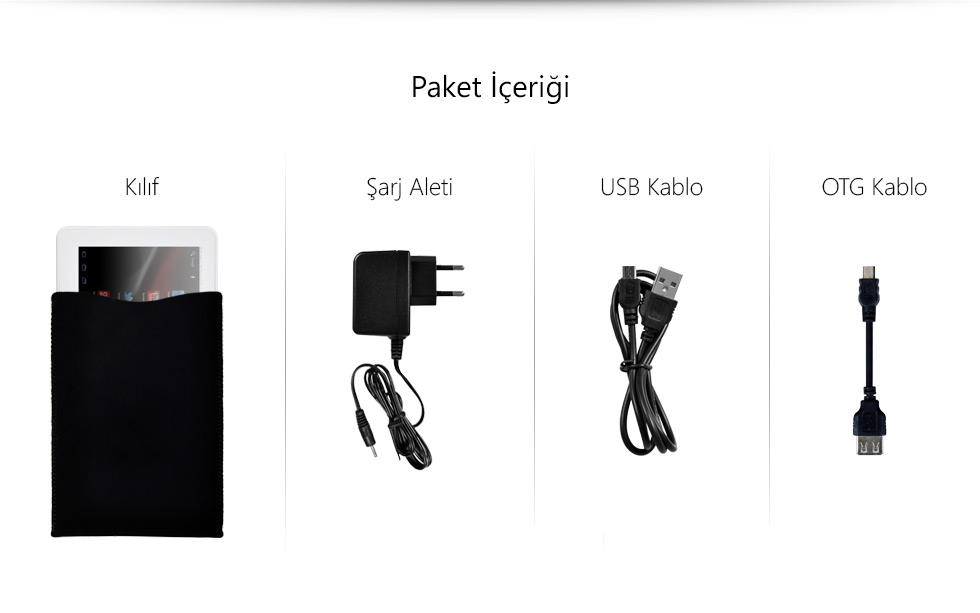 Business III Tab 10.1 Zeus White-Paket İçeriği