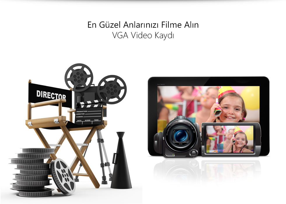 Pro II Tab 9.0-En Güzel Anlarınızı Filme Alın
