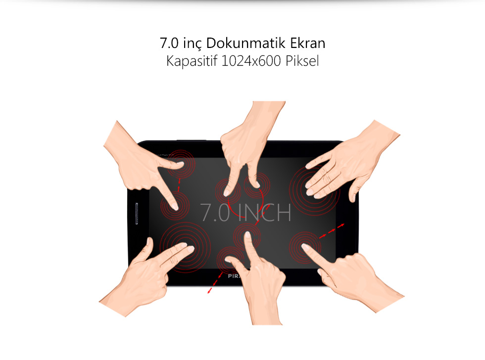 Aristo II Tab 7.0-7.0 inç Dokunmatik Ekran