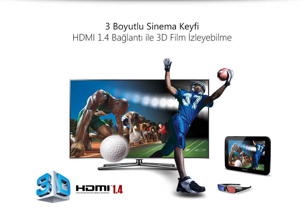Aristo II Tab 7.0-3 Boyutlu Sinema Keyfi