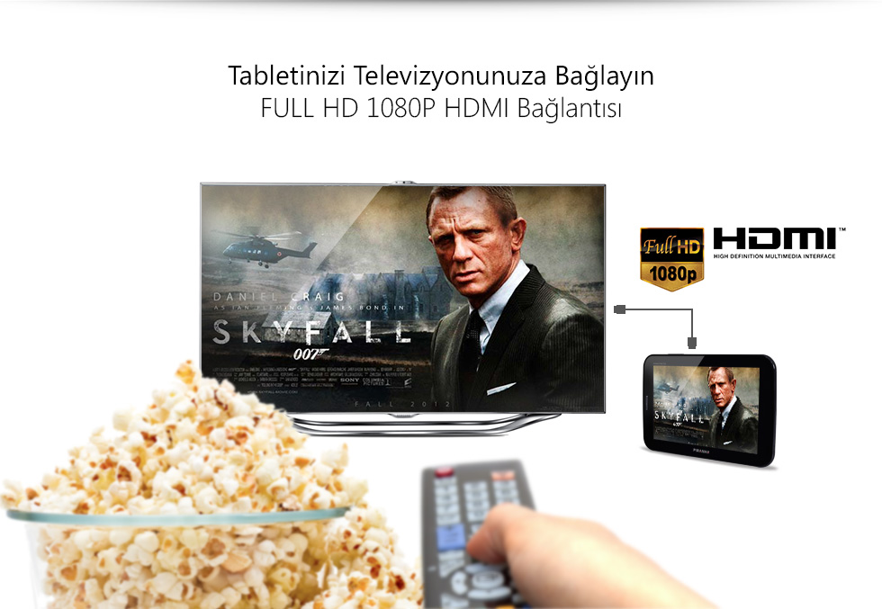 Aristo II Tab 7.0-Tabletinizi Televizyonunuza Bağlayın