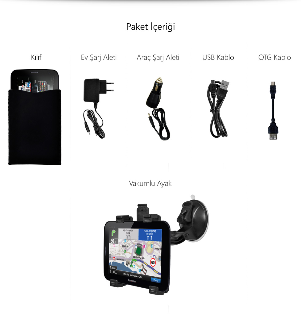 Aristo II Tab 7.0-Paket İçeriği