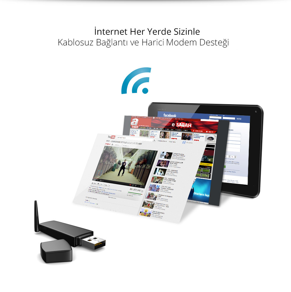 Zoom Tab 7.0-İnternet Her Yerde Sizinle