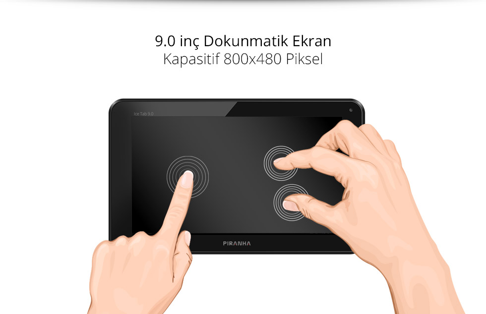 Ice Tab 9.0-9.0 inç Dokunmatik Ekran