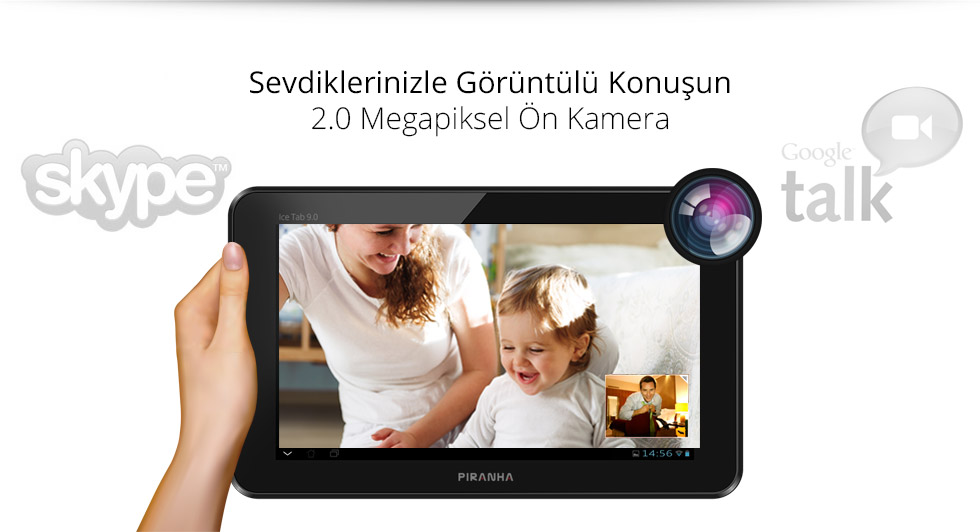 Ice Tab 9.0-Sevdiklerinizle Görüntülü Konuşun
