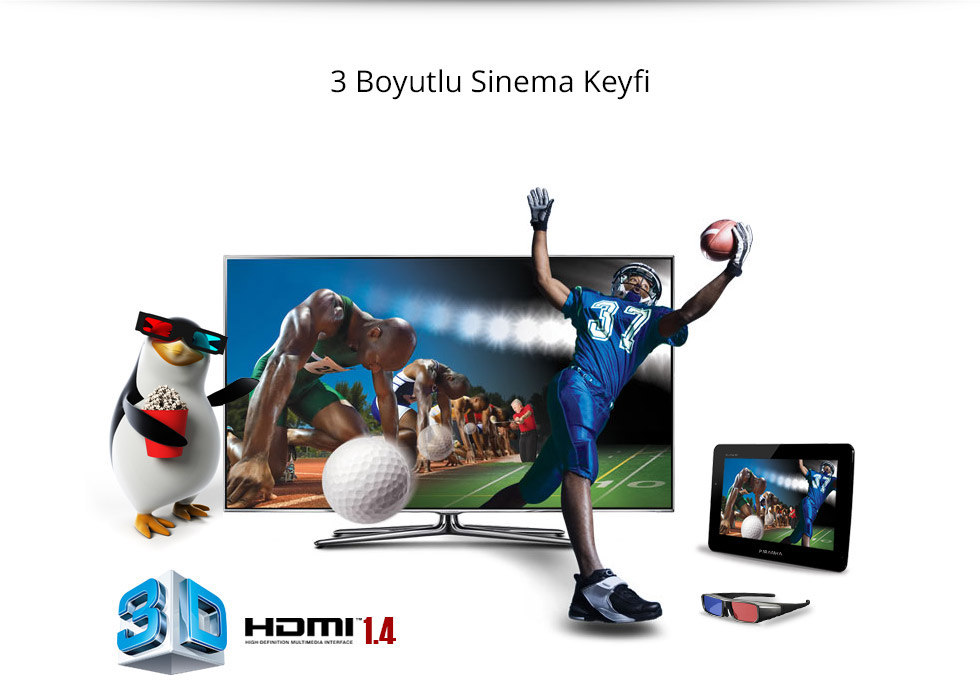 Ice Tab 9.0-3 Boyutlu Sinema Keyfi