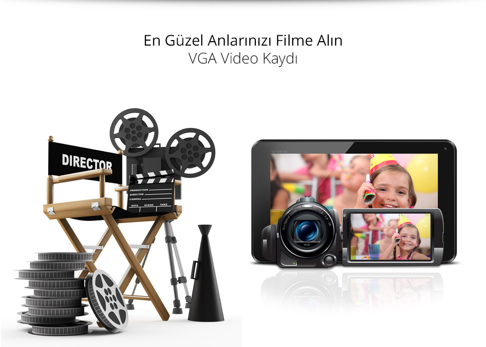 Ice Tab 9.0-En Güzel Anlarınızı Filme Alın