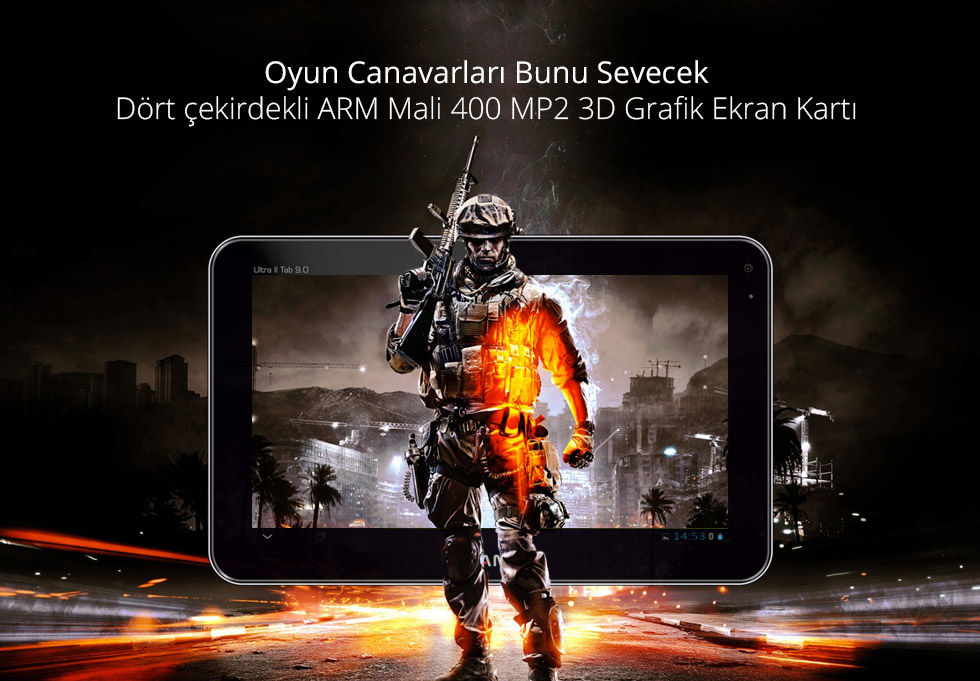 Ultra II Tab 9.0-Oyun Canavarları Bunu Sevecek