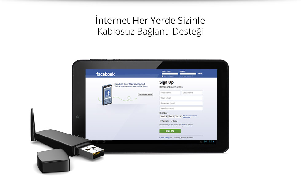 Aristo Q Tab 7.0-İnternet Her Yerde Sizle