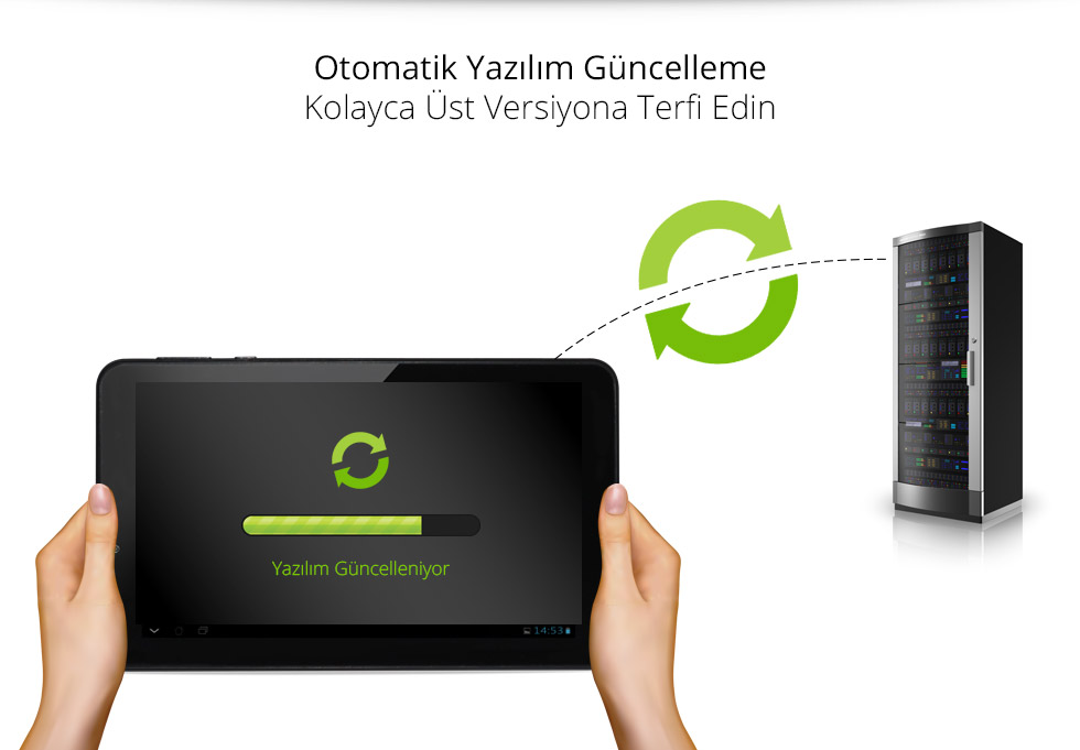 Aristo Q Tab 7.0-Otomatik Yazılım Güncelleme